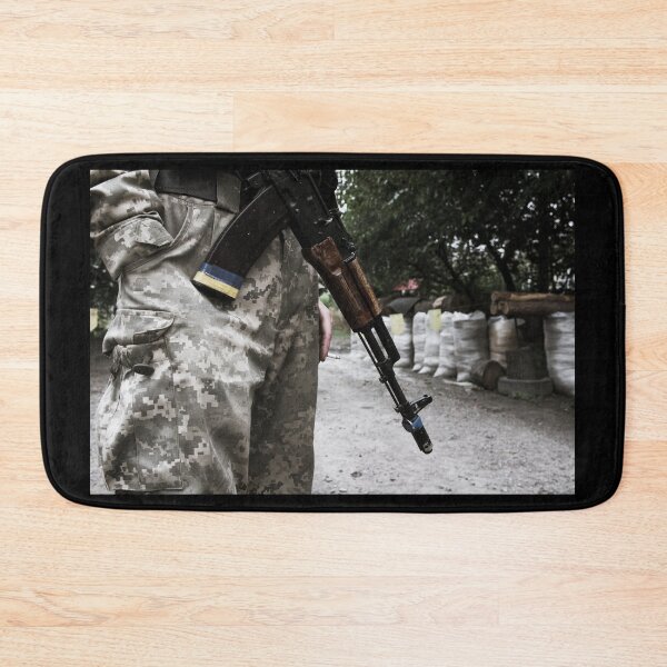 Item preview, Ukrainian soldier in the front, somewhere in Donetsk with his AK designed and sold by juanmora.