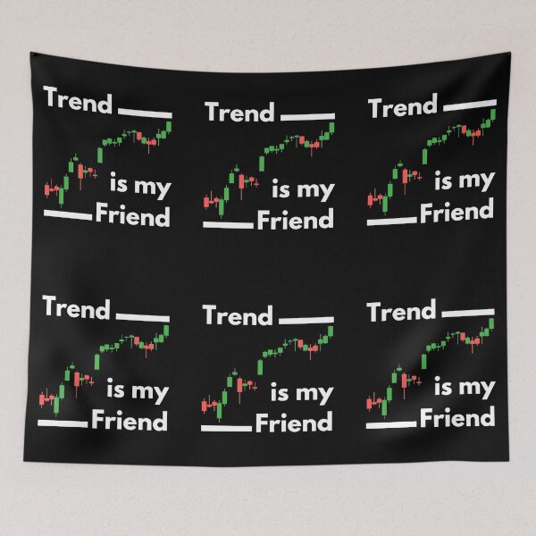 Item preview, Trend is my Friend (White) designed and sold by TraderShirts.