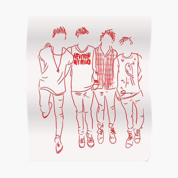 Poster 5sos Songs Redbubble