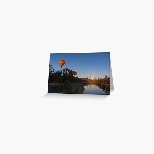 Melbourne Skyline 41518 Greeting Card