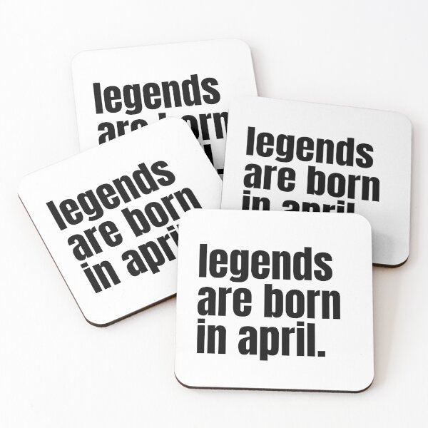 Item preview, Legends are born in April  designed and sold by Undefeated Art.