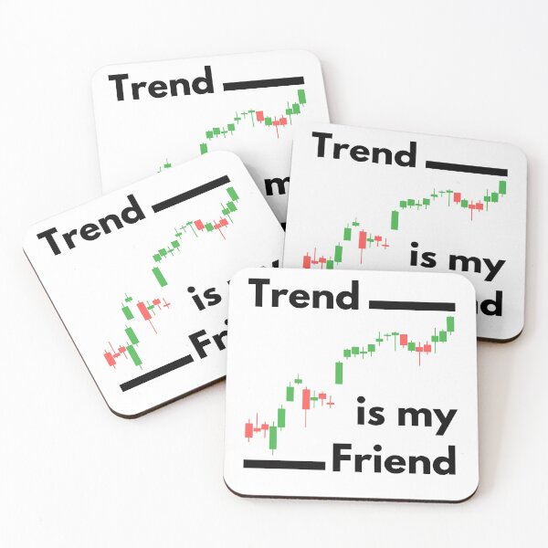 Item preview, Trend is my Friend (Black) designed and sold by TraderShirts.