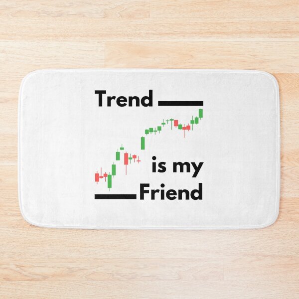Item preview, Trend is my Friend (Black) designed and sold by TraderShirts.