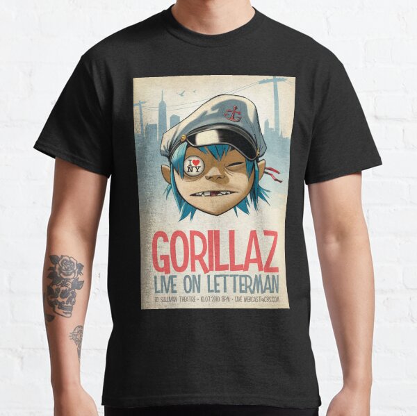 Gorilaz - Live on Letterman Classic T-Shirt