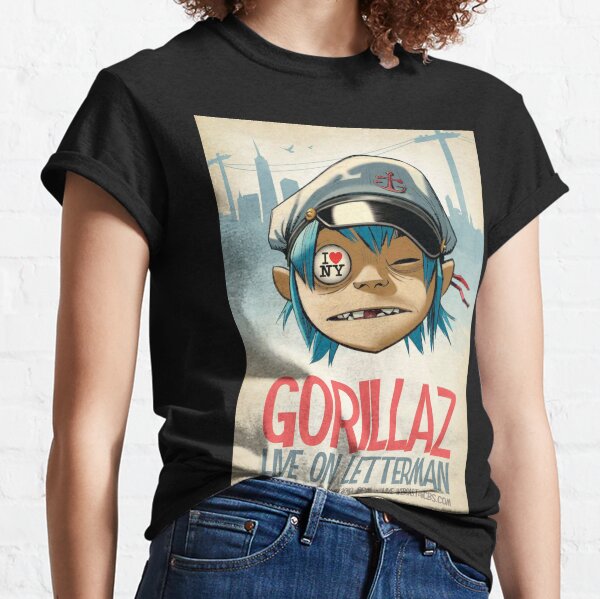 Gorilaz - En direct sur Letterman T-shirt classique