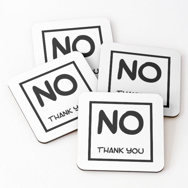 Item preview, No thank you design designed and sold by Lungerman.