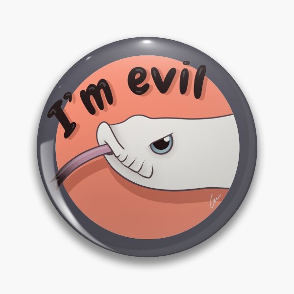 Item preview, Leucistic Western Hognose Snake, "I'm evil" designed and sold by anacecilia.