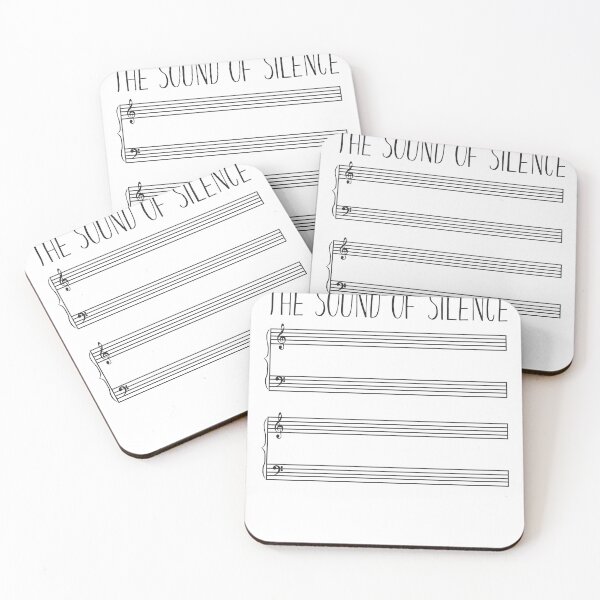 Item preview, Enjoy the Silence - Musical Notation - The Sound of Silence designed and sold by hyggekrog.