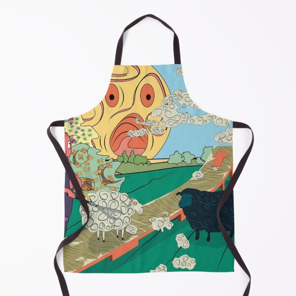Item preview, Shearing sheep psychedelic art designed and sold by BorneowithLove.