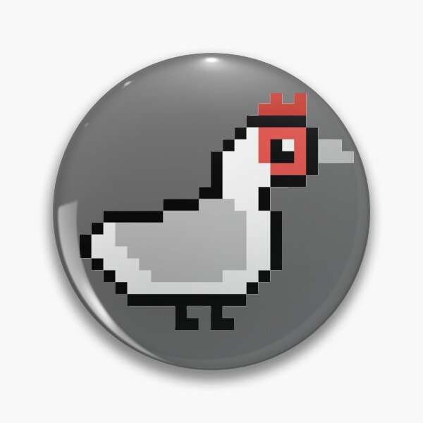 Item preview, Pixel Art White Chicken designed and sold by Sauropsida.