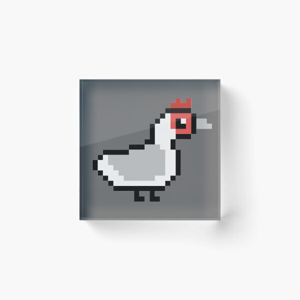 Item preview, Pixel Art White Chicken designed and sold by Sauropsida.