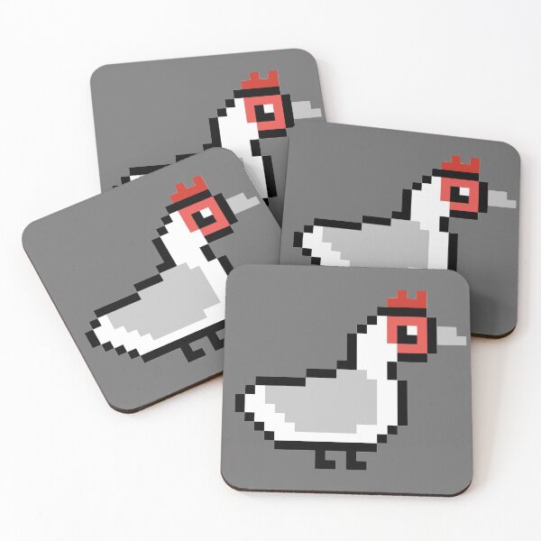 Item preview, Pixel Art White Chicken designed and sold by Sauropsida.