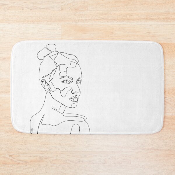 Item preview, Line art Drawing woman minimalistic abstract art  designed and sold by KIKAIA  The Label.