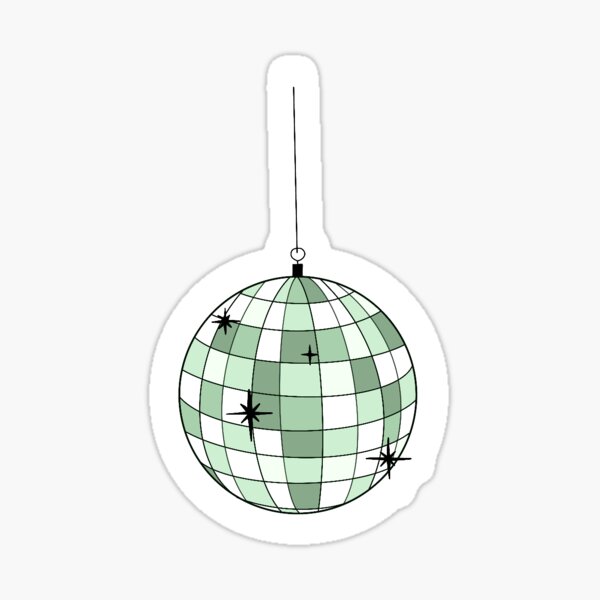 Mirrorball | Mint Green Sticker