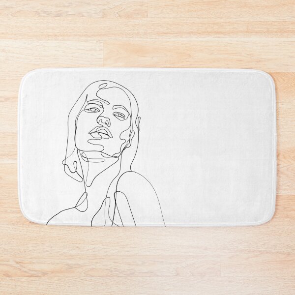 Item preview, Line art Drawing woman minimalistic abstract art  designed and sold by KIKAIA  The Label.