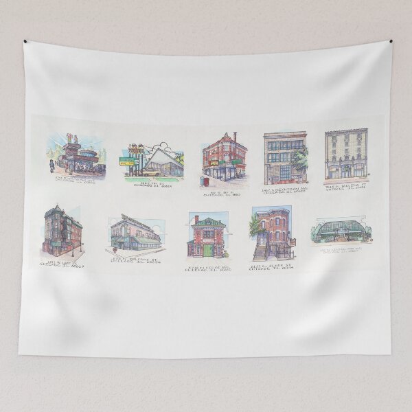 Item preview, Small Chicago Buildings Series 2 (Color) designed and sold by chaszmathieu.