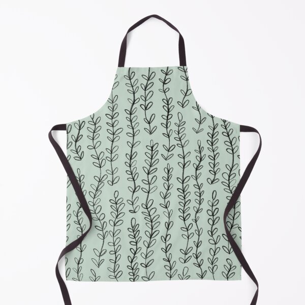 Item preview, Floral vine decor pattern for plant lovers - sage green designed and sold by MNCO.