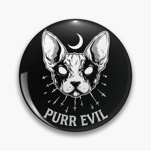 Item preview, Purr evil - wicked cat designed and sold by SidTastic .