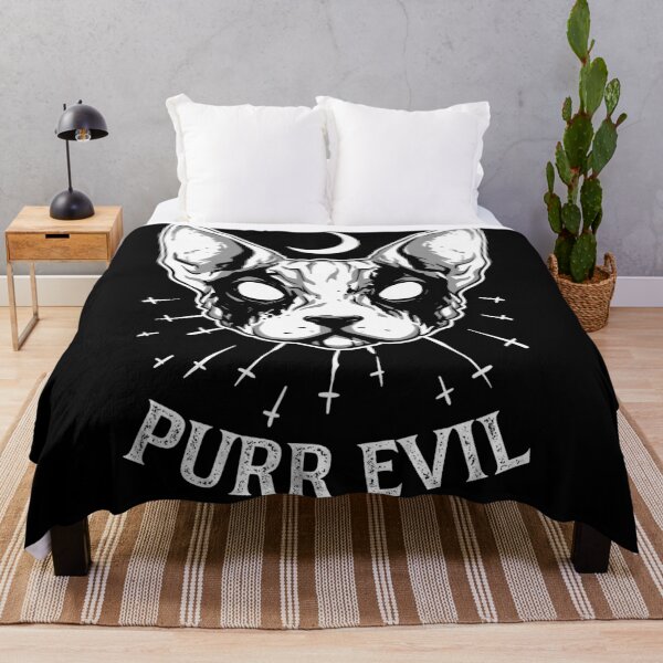 Item preview, Purr evil - wicked cat designed and sold by SidTastic .
