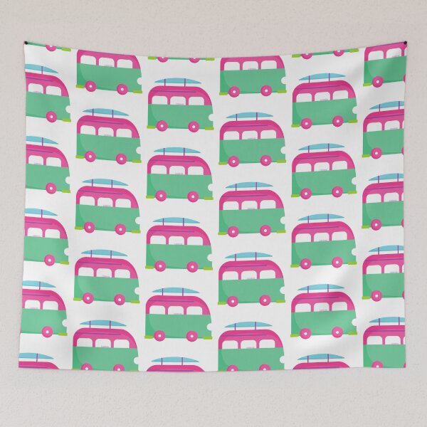 Item preview, Estampado colorido de autocaravana designed and sold by Signaturestudio.