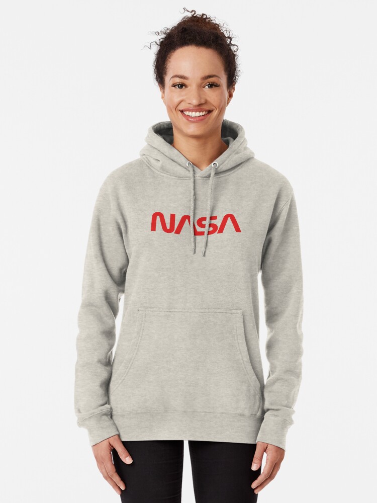 nasa worm logo hoodie