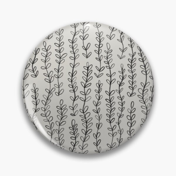Item preview, Floral vine decor pattern for plant lovers - gray designed and sold by MNCO.