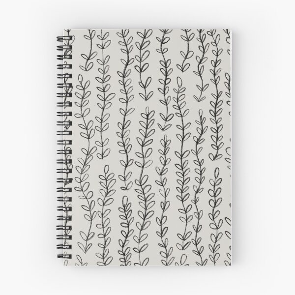 Item preview, Floral vine decor pattern for plant lovers - gray designed and sold by MNCO.