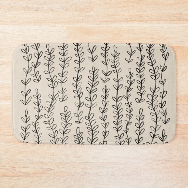 Item preview, Floral vine decor pattern for plant lovers - creamy beige designed and sold by MNCO.