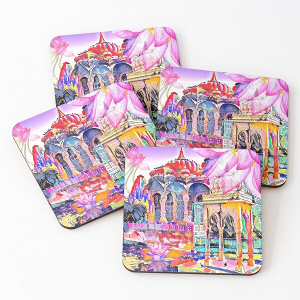Item preview, Lotuses in Mandore Gardens, Jodhpur designed and sold by EkaArtShop.