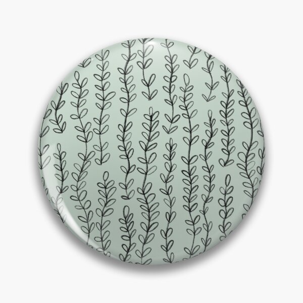 Item preview, Floral vine decor pattern for plant lovers - sage green designed and sold by MNCO.