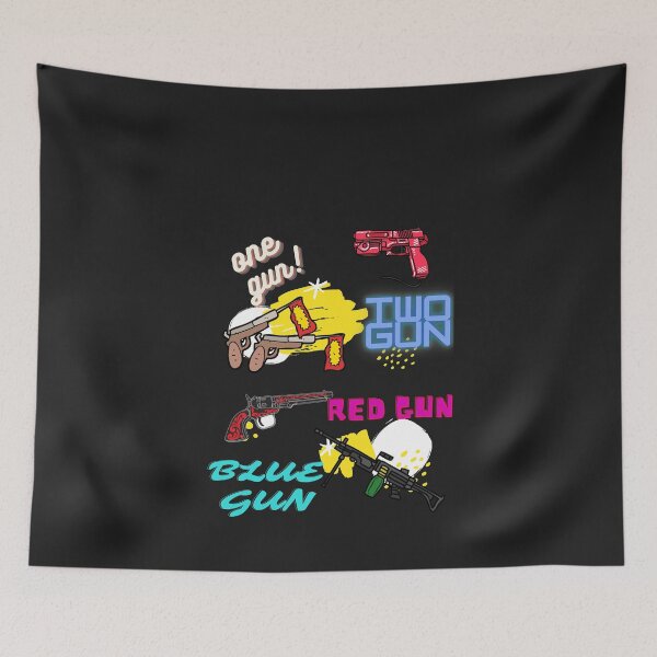 Item preview, one gun tow gun red gun blue gun designed and sold by nguyenduc646.