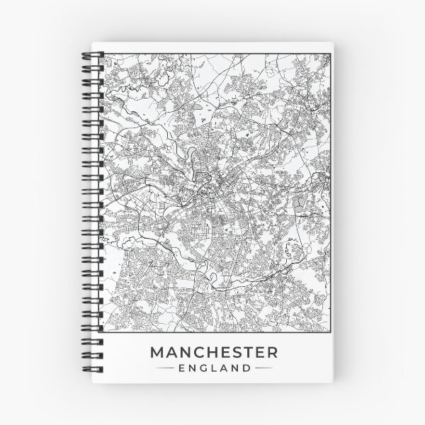 Item preview, Manchester England, Minimalist Map Print  designed and sold by MycodePosters.
