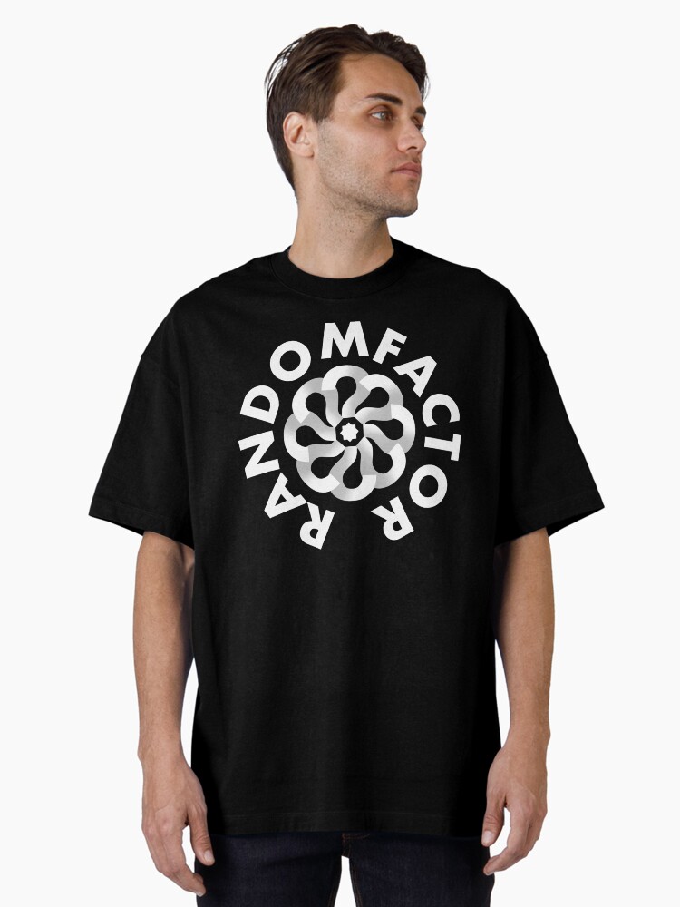 Thumbnail 2 of 7, Oversized T-Shirt, RandomFactor Logo White designed and sold by TheRandomFactor.