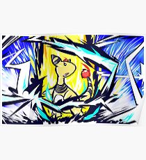 Ampharos | Thunder Poster