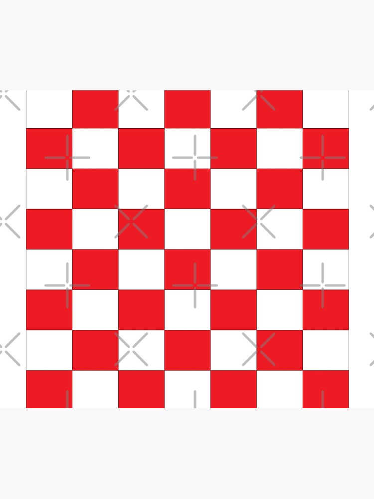 Shahovnia Sahovnica Croatian Checkerboard Hrvatsko Checky by dustydragicevic