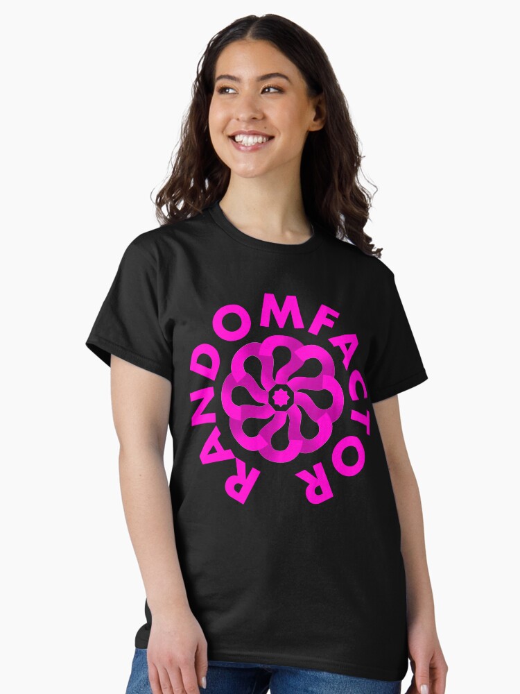 Thumbnail 1 of 7, Classic T-Shirt, RandomFactor Logo Pink designed and sold by TheRandomFactor.