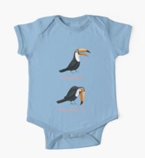 Body de manga corta para bebé Toucan Toucan't
