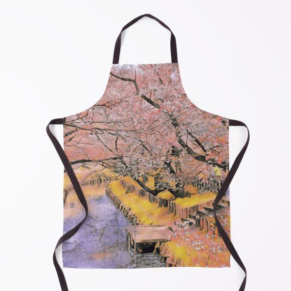 Item preview, Lofi Aesthetic Anime Sakura Trees and a River designed and sold by Niiyoon's Designs.
