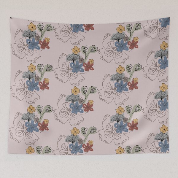 Item preview, flowers bundles spring hand draw designed and sold by alviaagnes.