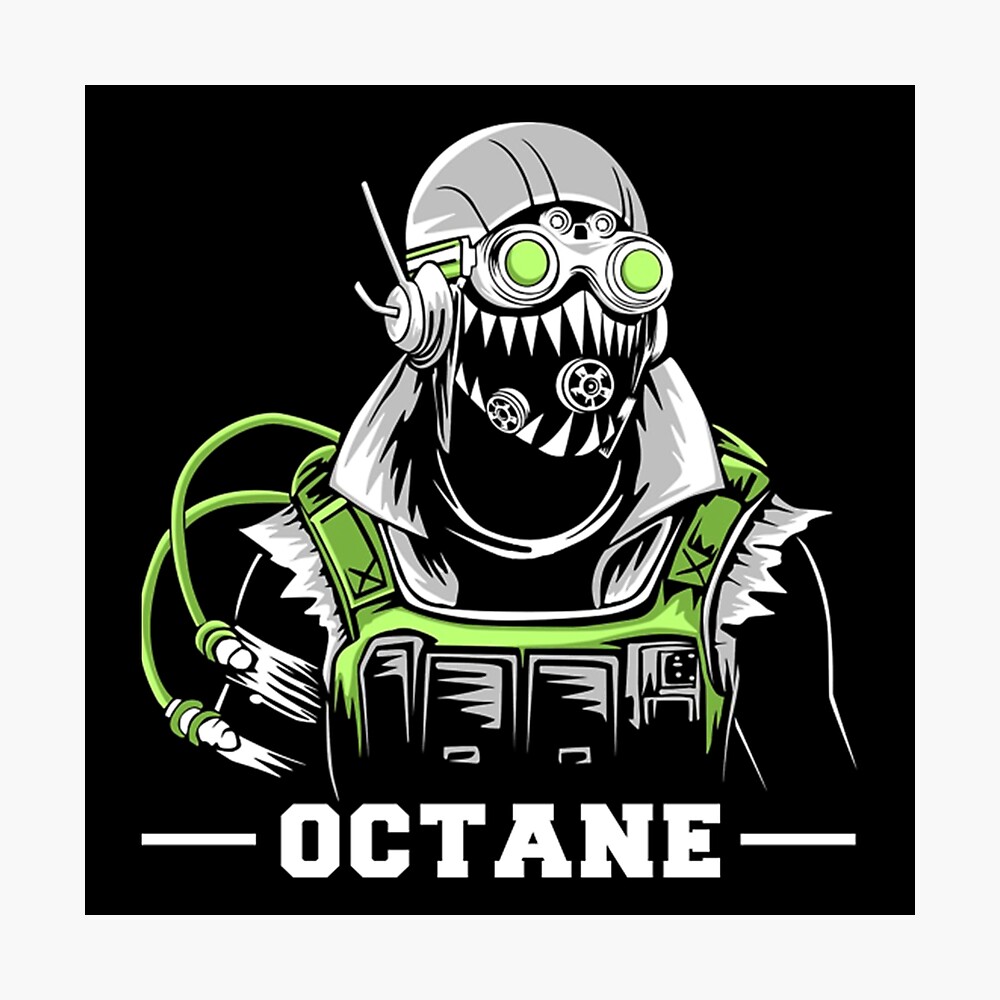 Octane Apex Legend Video Game Character Art Meme Metal Print For Sale By Rubensfreitas Redbubble