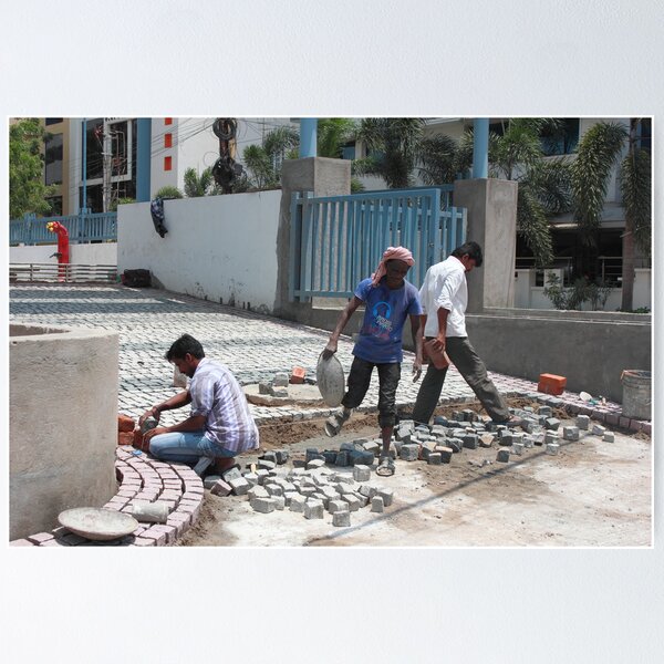 Artikel-Vorschau von Laying the Driveway, Hi Tec City Hyderabad, designt und verkauft von Andrew  Makowiecki.