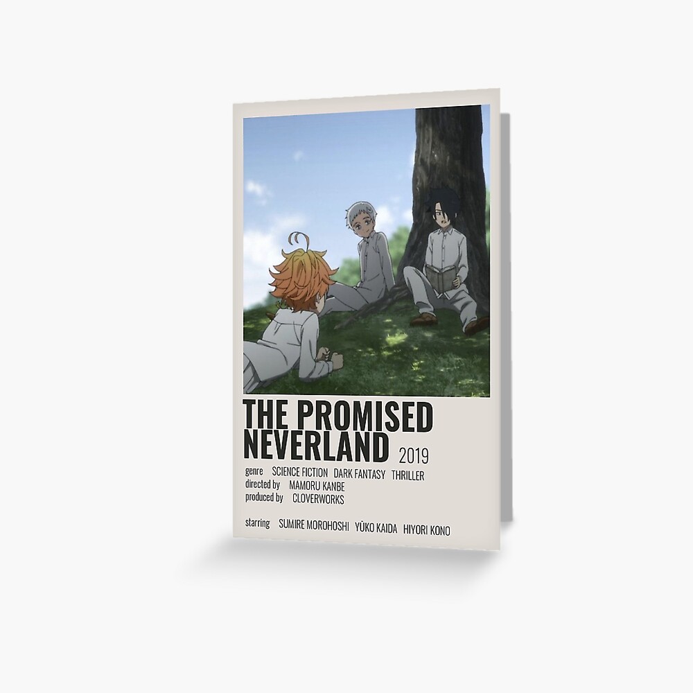 The Promised Neverland anime series minimalist/alternative poster !