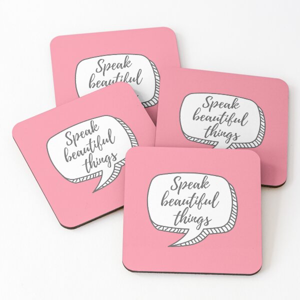Item preview, Speak beautiful things designed and sold by littlecraftshop.