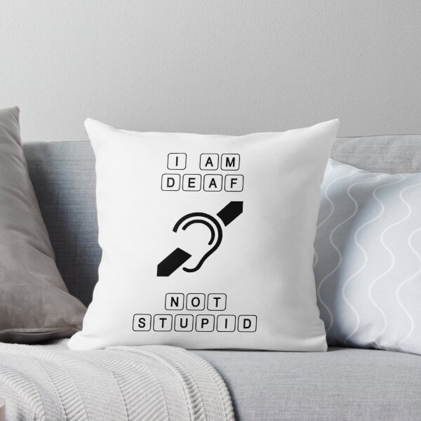 Item preview, Deaf not stupid designed and sold by milkbottle.