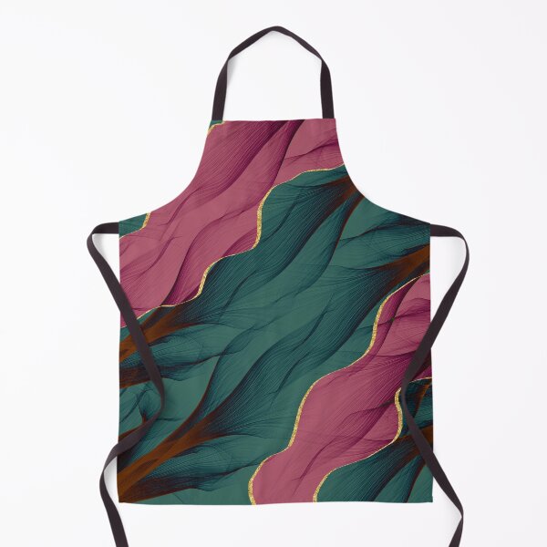 Item preview, Green Brown Pink and Gold Geometric Shimmery Artwork designed and sold by BilgePaksoylu.