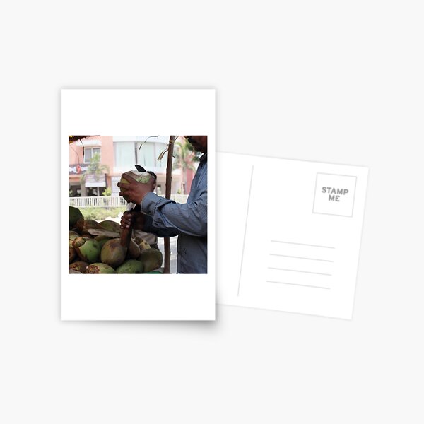 Artikel-Vorschau von Splitting a Coconut , designt und verkauft von Andrew  Makowiecki.