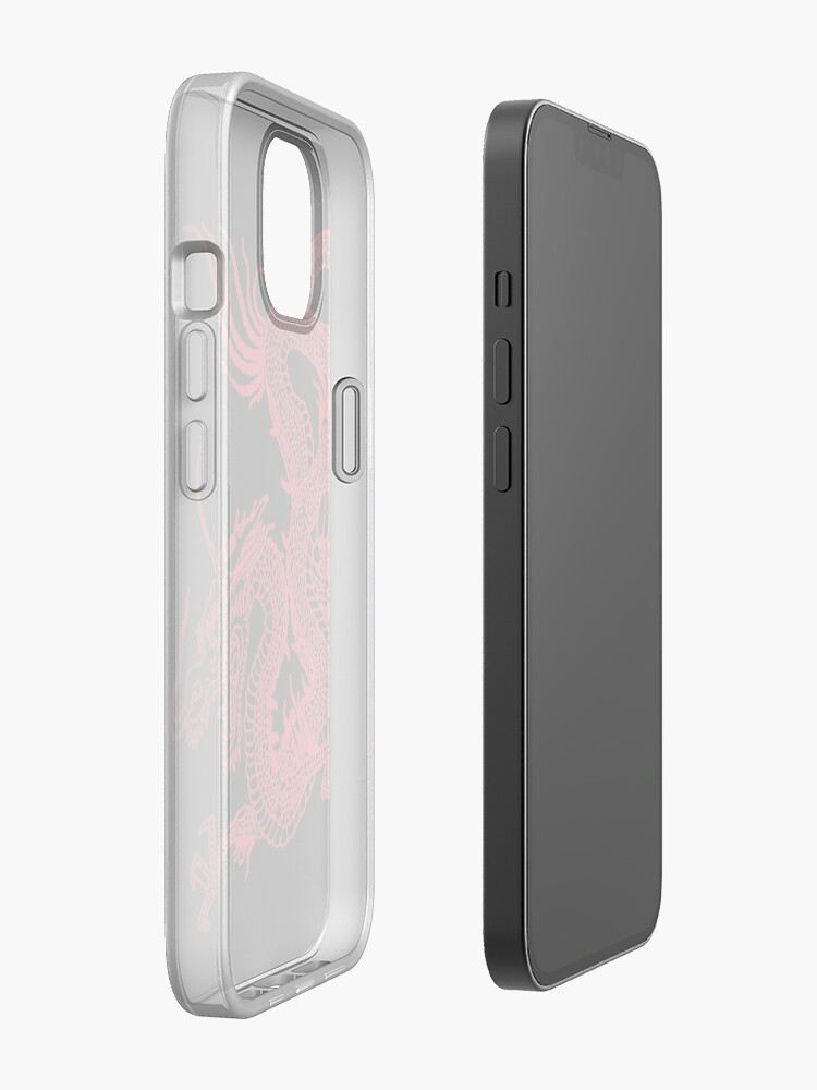 Alternative Ansicht von Roter chinesischer Drache iPhone-Hülle