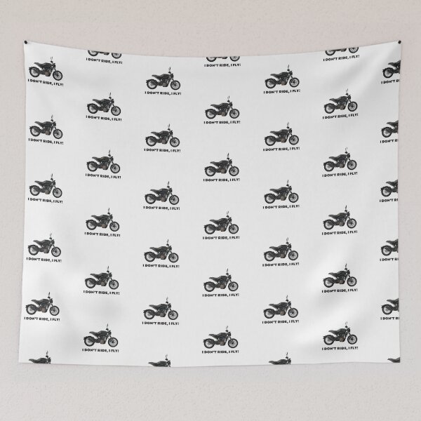 Item preview, I Don't Ride, I Fly! Supermoto Husqvarna 401 designed and sold by WiredDesigns.