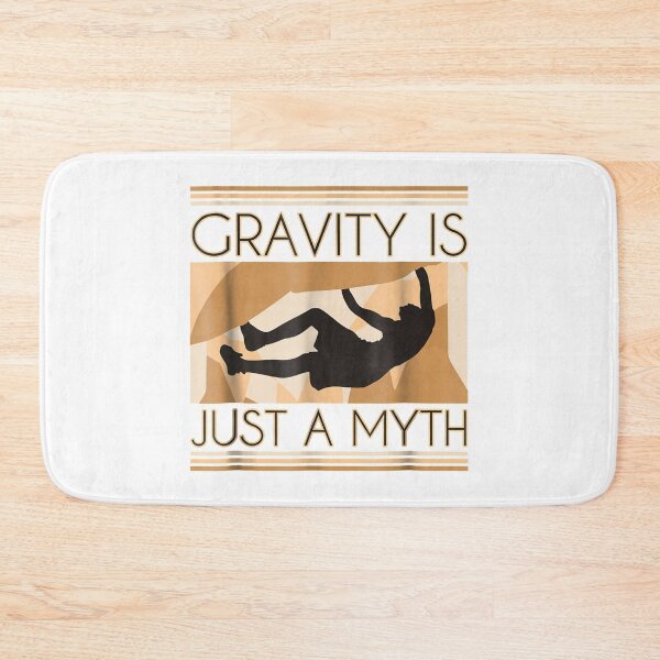 Item preview, Gravity is Just a Myth Rock Climbing falling men designed and sold by blockerbab.