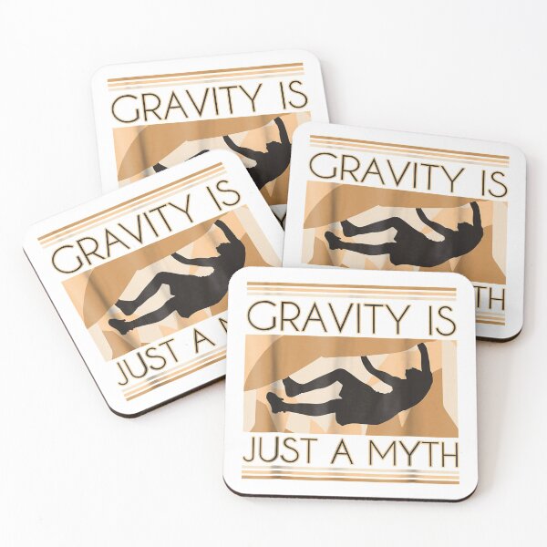 Item preview, Gravity is Just a Myth Rock Climbing falling men designed and sold by blockerbab.